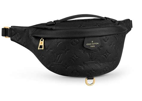 black lv bumbag|black louis vuitton bum bag.